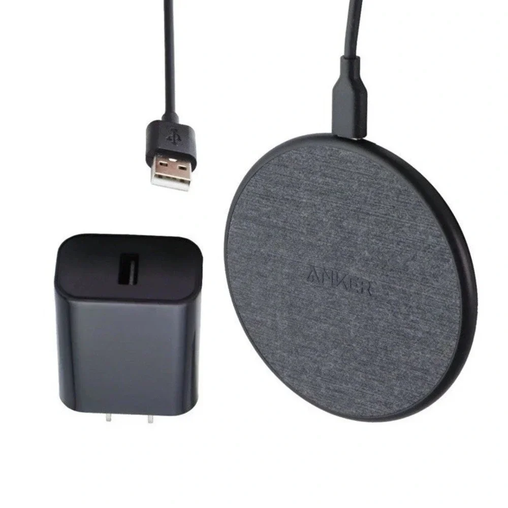 Anker 318 Ultra Slim Qi Wireless Charging Pad 10W w/Cable & Wall Charger